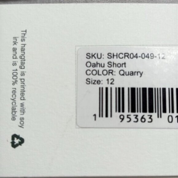 NEW Carve Designs Oahu 4 inch Corduroy Shorts Gray Size 12 - Picture 9 of 10